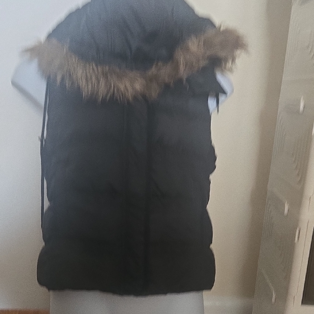 Aeropostale Blue and White Plaid Label Jacket
